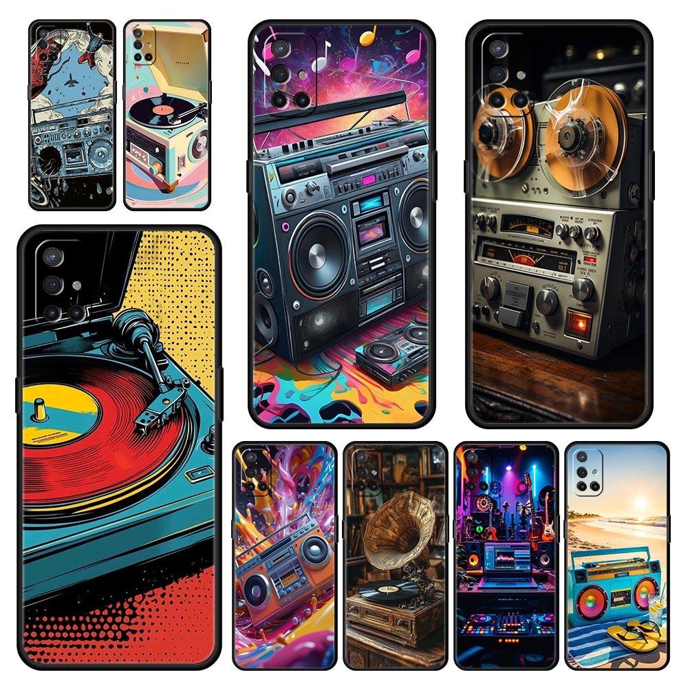 Retro Recording Device Phone Case For Oneplus 13R 13 12R 11 10T 10R Nord N100 N200 N10 10 9 9R 9RT CE 3 2 Z Pro Soft TPU Cover