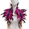 Gothic Style Feather Fake Collar Natural Feather Cape  Party Holiday Dress Up Cosplay Costumes