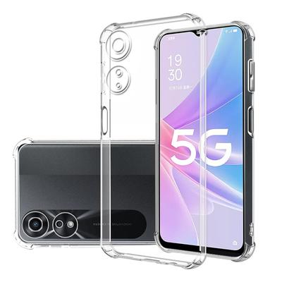 Funda Transparente a Prueba de Golpes para Oppo A78 5G 6.56" CPH2483 Silicona Blanda Trasera Transparente para Oppo A 78 Teléfono Protector Cámara