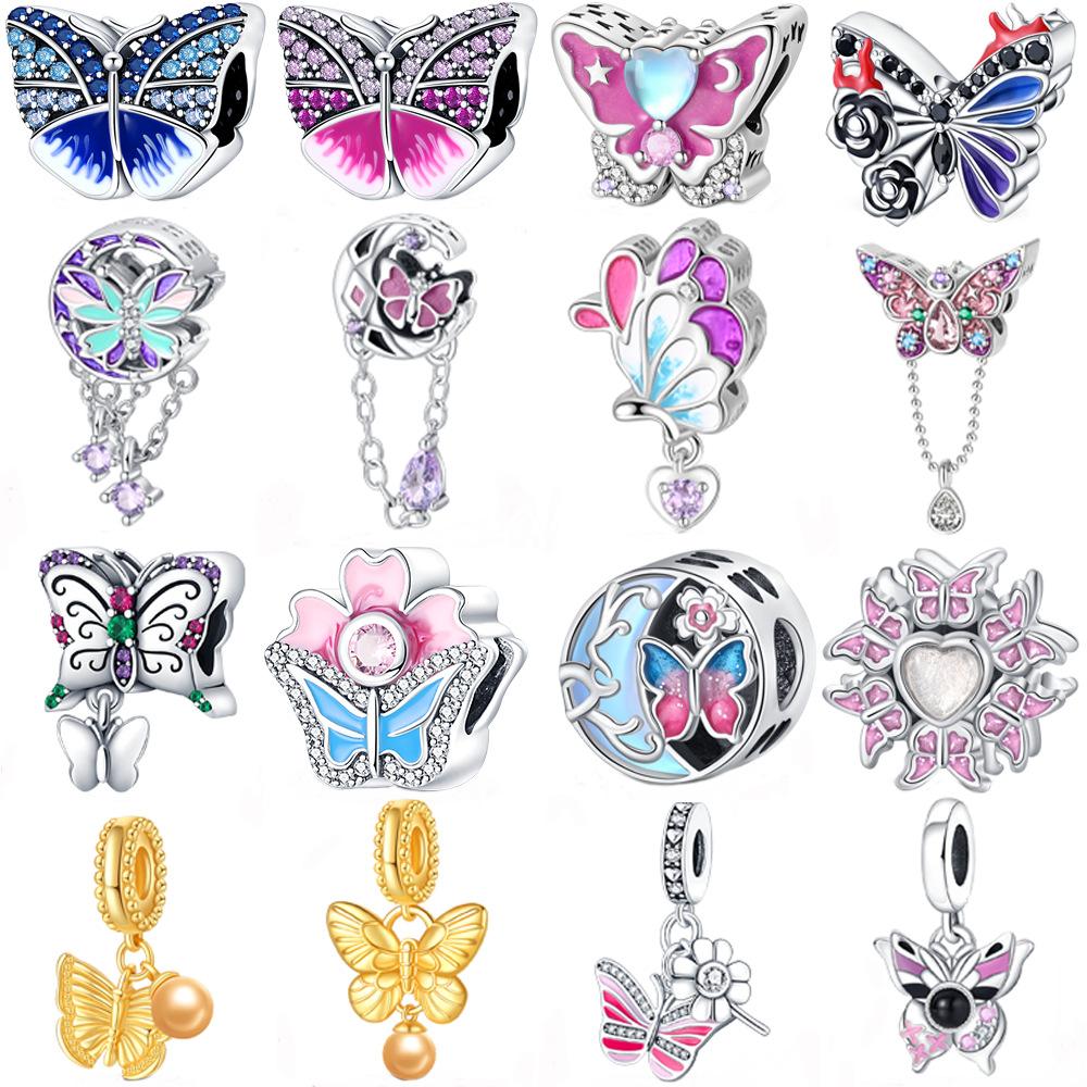 Colorful Zircon Butterfly Fringe Bead DIY Handmade Jewelry Making Kit