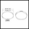 4pcs OD 56.1mm to ID 54.1mm Aluminum Alloy Car Hub Centric Rings Wheel Bore Center Spacer Durable Material
