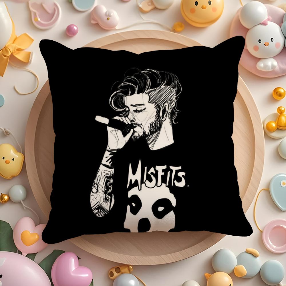 Z-Zayn M-Malik Singer Cushion Cover Plush Fabric Soft Double-Sided Printed Sofa Warm Winter Home Gift Pillow Cover