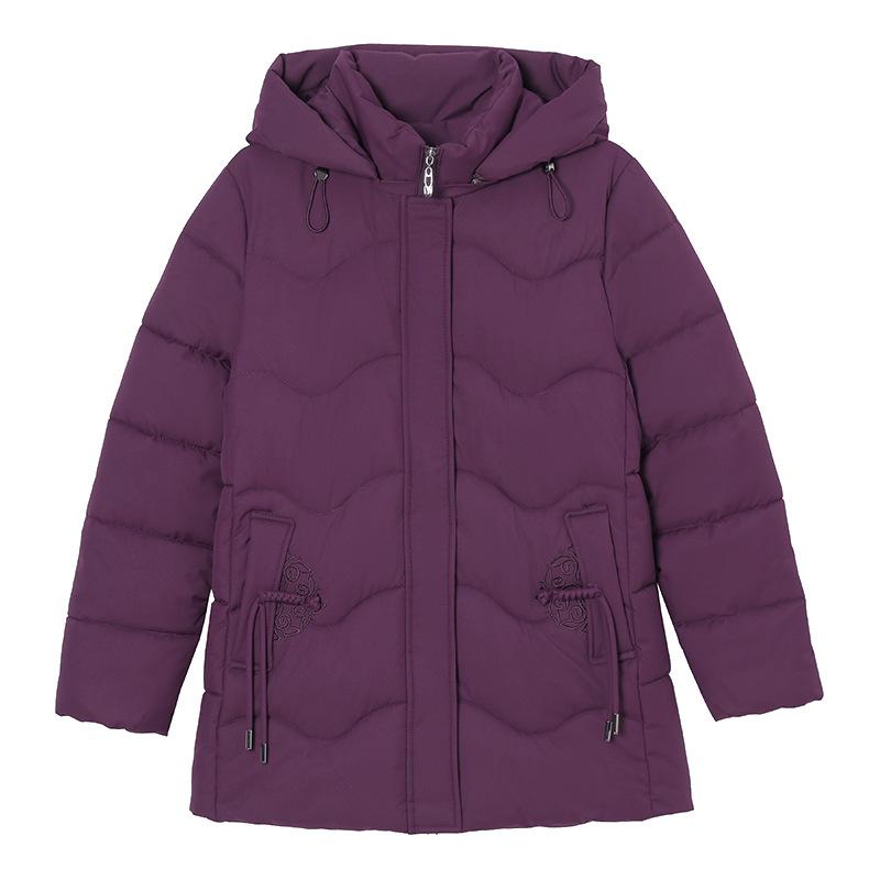 Winter padded jacket 2025 winter new middle-aged and elderly women's autumn and winter cotton jacket short plus-size padded jacket