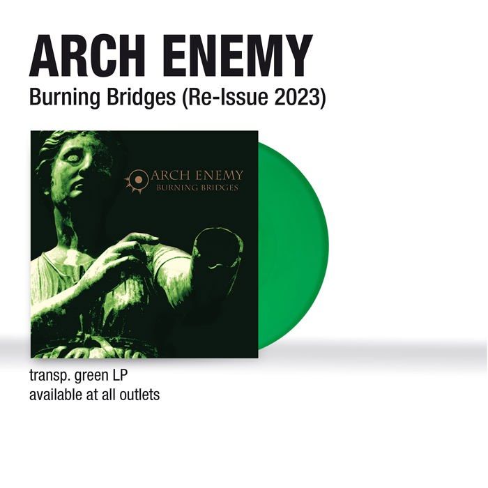 Vinyle variete internationale century burning bridges édition limitée vinyle vert transparent