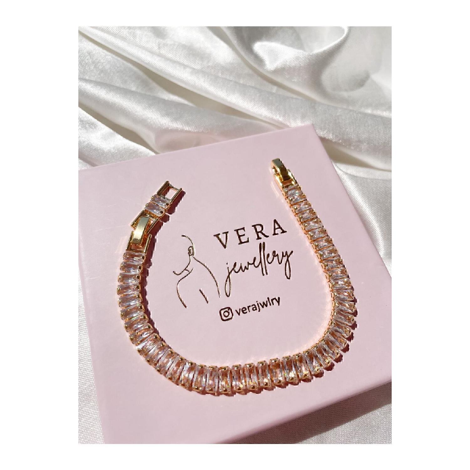 

Золотий жіночий браслет Vera Jewellery Steel Waterway Tek Ebat золотий