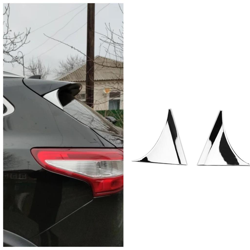 ABS Chrom Auto Auto Heckscheibe Heckklappe Spoiler Zierleisten Abdeckung Passform für Nissan Qashqai J11 2014 2015 2016 2017 2018 Styling