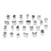 26pcs Digital Geometry Baking Mold Stainless Steel Number Pattern Mould  Polymer Clay Craft