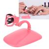 Nail Polish Holder Fingernail Painting Tools Hands Free Nail Polish Bottle Holder Pink