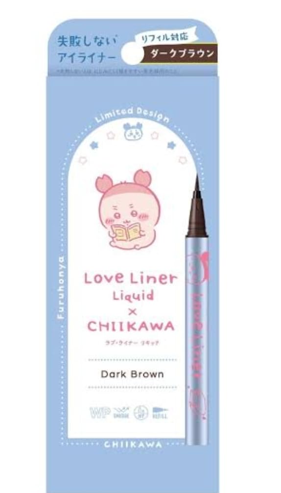 [Limited Edition] Love Liner Liquid Eyeliner R4 Chiikawa (Dark Brown)