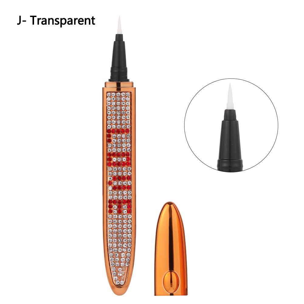Easy to use 2 in 1 Lash Glue Liner Pen Self-adhesive Magic Eyeliner No Glue Magnetic Needed