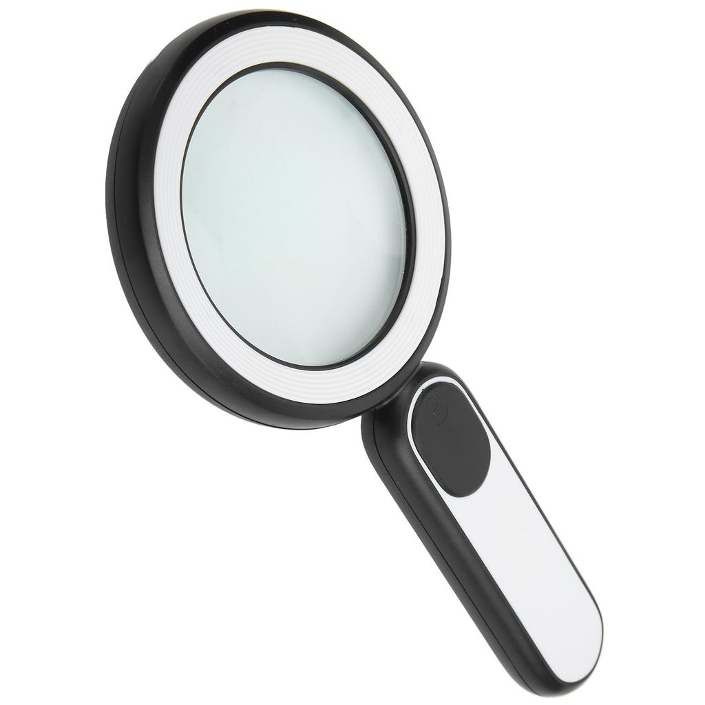 Lupe LED 10-fache Vergrößerung Vergrößerungsglas Einstellbar zum Lesen Beobachten
