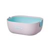 Cute Dopamine Two-color Vegetable and Fruit Washing Basin Large Capacity Double-Layer Drain Basket Kitchen Storage Basket