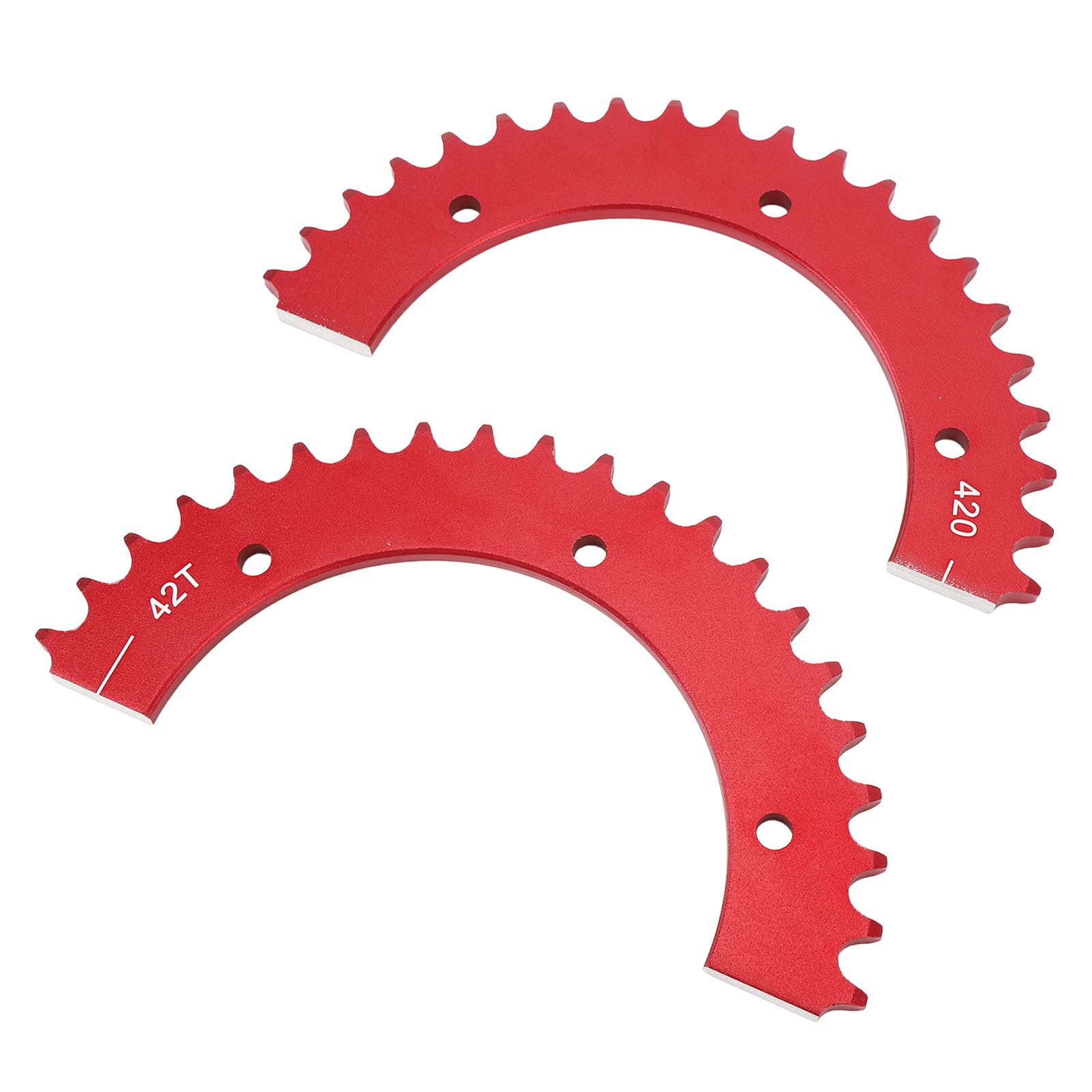 Универсальная разрезная звезда 42 зуба Задняя звезда Прочный алюминиевый сплав 420 Звезда цепи для