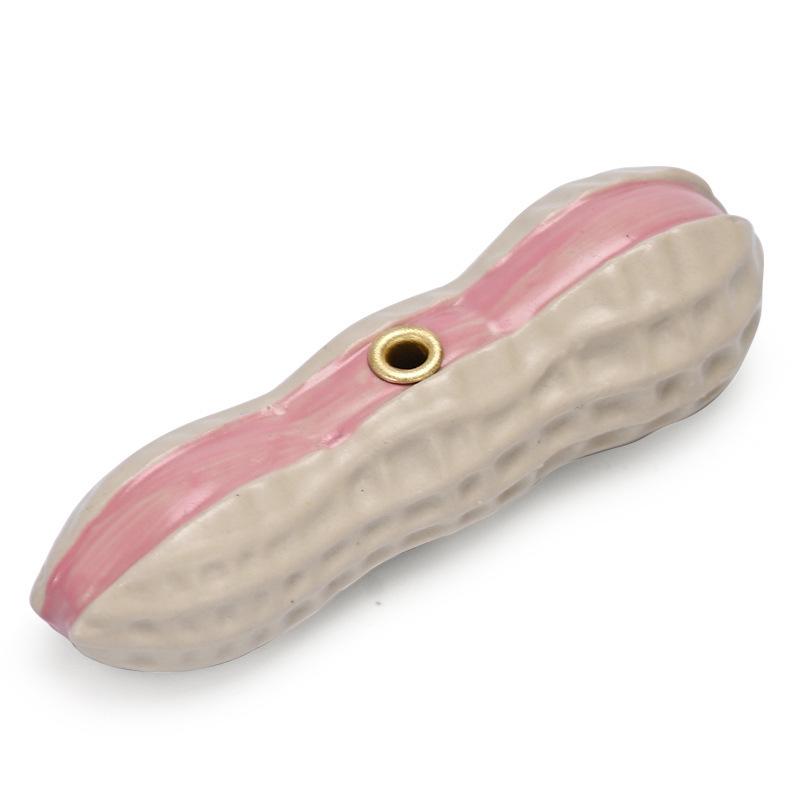 Creative Ceramic Peanut Incense Holder for Home and Office