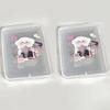 Transparent Card Storage Case Dustproof Flip Storage Box Photocard Storage Box  Stationery