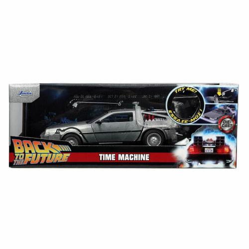 Back To the Future Part 1 Jada Toys Metals 1/24 Scale Diecast Time Machine DeLorean 32911 Jada Toys - Hollywood Rides | Back To the Future Part I De L