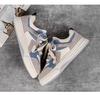 2024 Autumn Trendy Men's Thick-Soled Korean Style Casual Canvas Sneakers