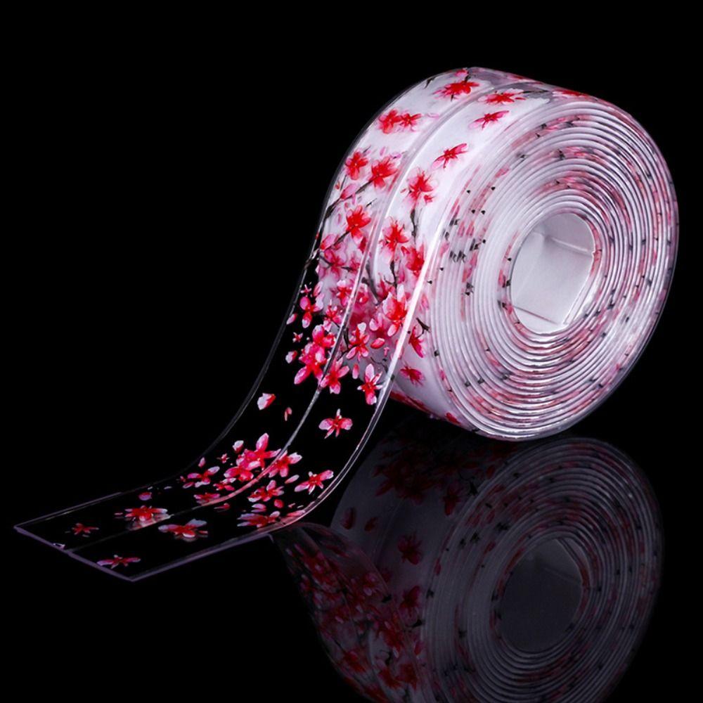 Páska na utěsnění dřezu a vany proti plísním Vodotěsná samolepka na zeď Páska na okraj dřezu Mezera v toaletě