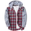 Men's Casual V-neck Knitted Fitted Shirt Jacket