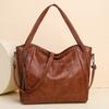 Vintage Women's Braided Tassel Leather Tote Bag Large Capacity Shoulder Crossbody Bag for Daily  for Daily Commute Work Shopping and Weekend Outings