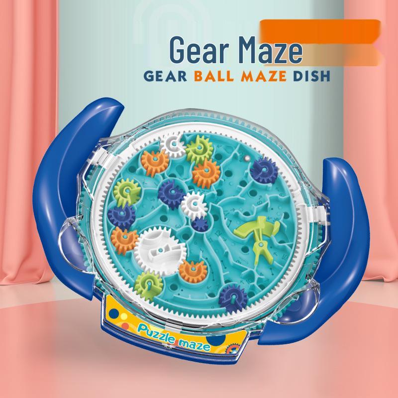 Children's Handheld Maze Ball Puzzle - Gear Balance Adventure Toy