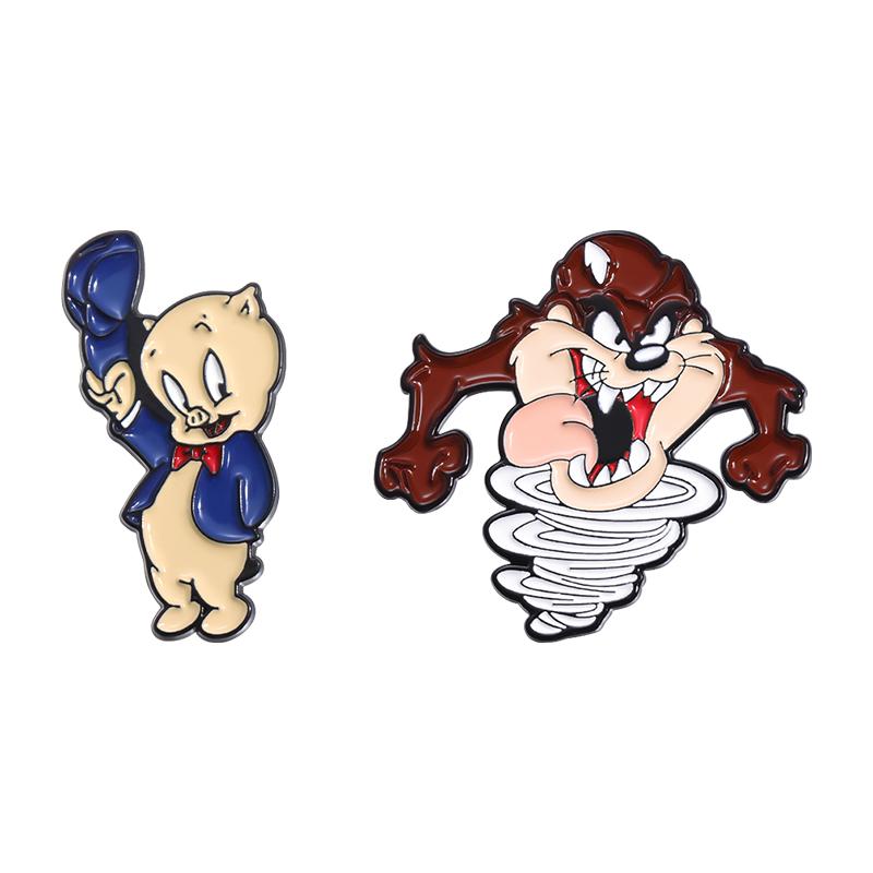 3pcs/set Cartoon Anime Movie Role Brooch Enamel Pins Custom Film Peripheral Souvenir Badges Clothes Lapel Gift for Friend