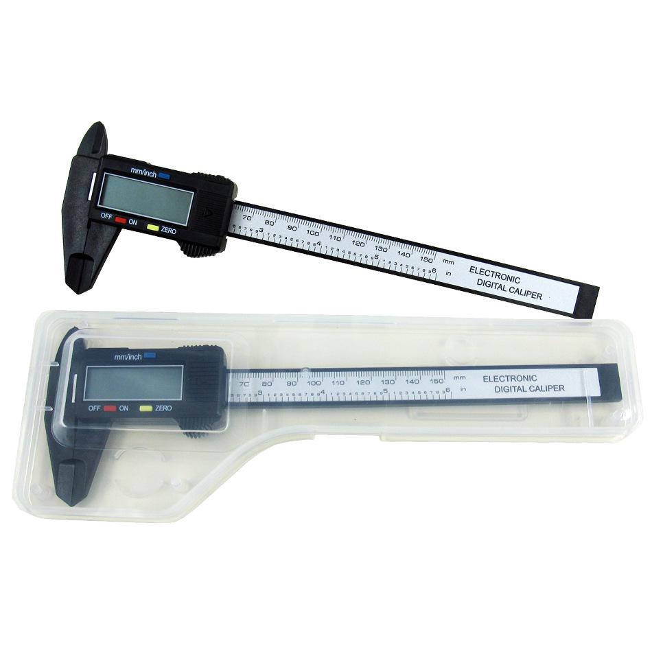 0-150mm All-Plastic Digital Vernier Caliper with Depth Gauge