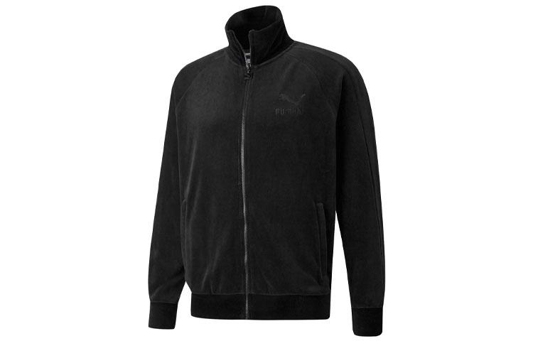 PUMA Jackets Men s Black Stand Collar Moderate Other 532936-01 S