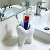 Contenitore Decorativo a Forma di Dente Portaspazzolini per Bagni, Portapenne Creativo Scatola Decorazione Tavolo Scrivania, Decorazione Casa Decorativa