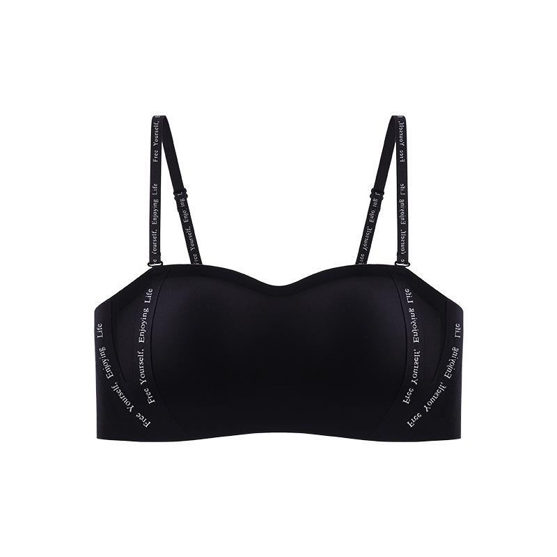 Summer Strapless Underwear Simple Anti-sagging Small Breasts Gather Underwear Adjustment Sexy Bra