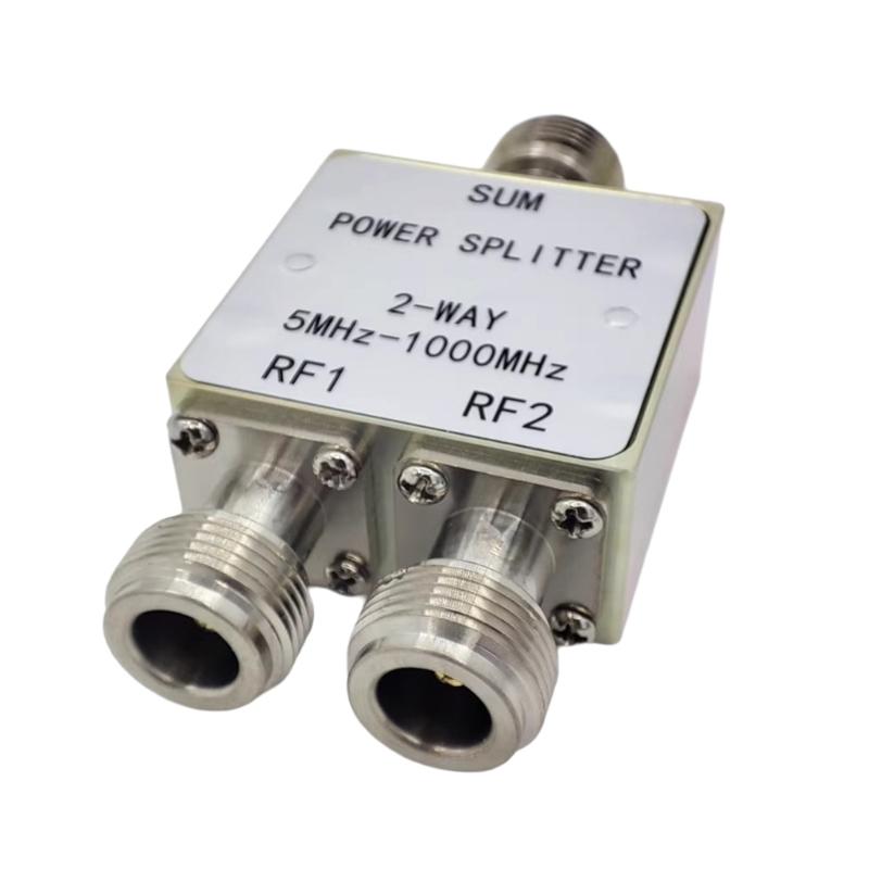 Multiple Port RF Combiner Splitter 5MHz-1000MHz With Low Insertion Loss Aluminum Enclosure Operates From  40°C To 85°C