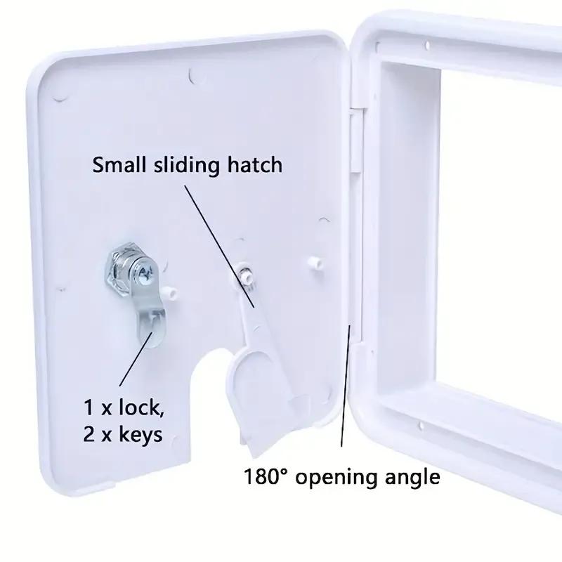 Waterproof Hatch With Lock Power Line Hatch Plastic Water Filler For Car Camper Caravan Motorhome
