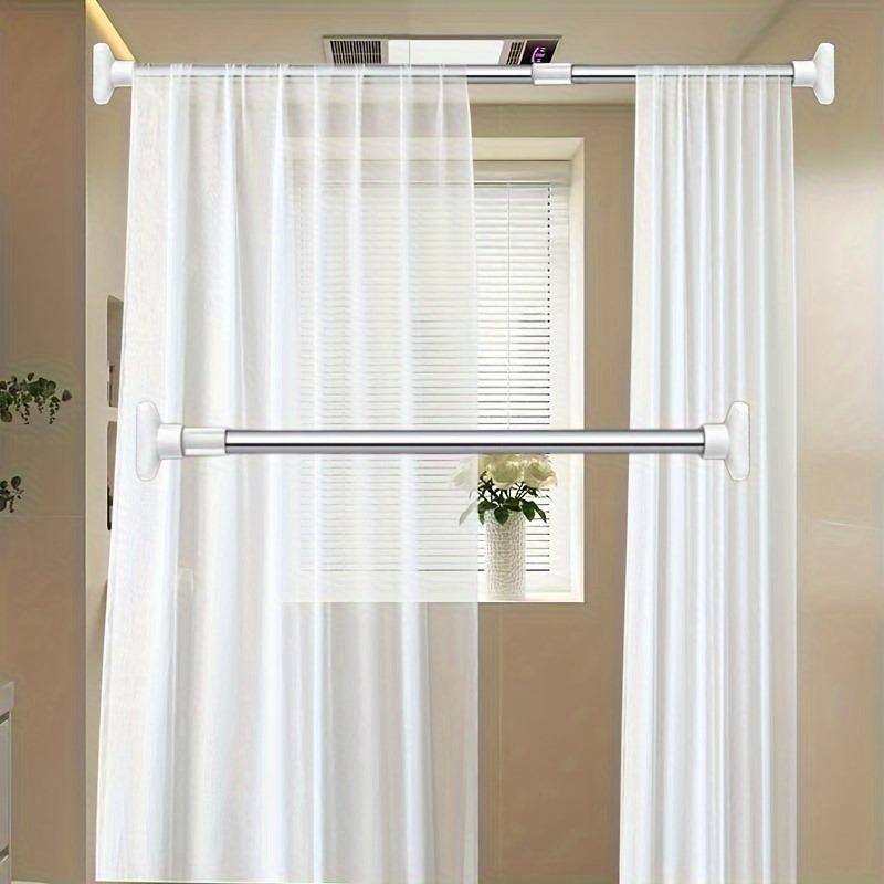 Prostorově úsporný nastavitelný teleskopický věšák - Kovový nástěnný s úložným boxem, Ideální pro organizaci šatníku, koupelny, ložnice a obývacího pokoje