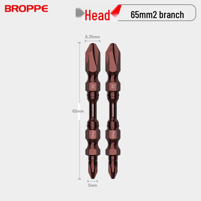 Double-Ended Strong Magnetic Screwdriver Bit Set with Phillips & Flathead Tips