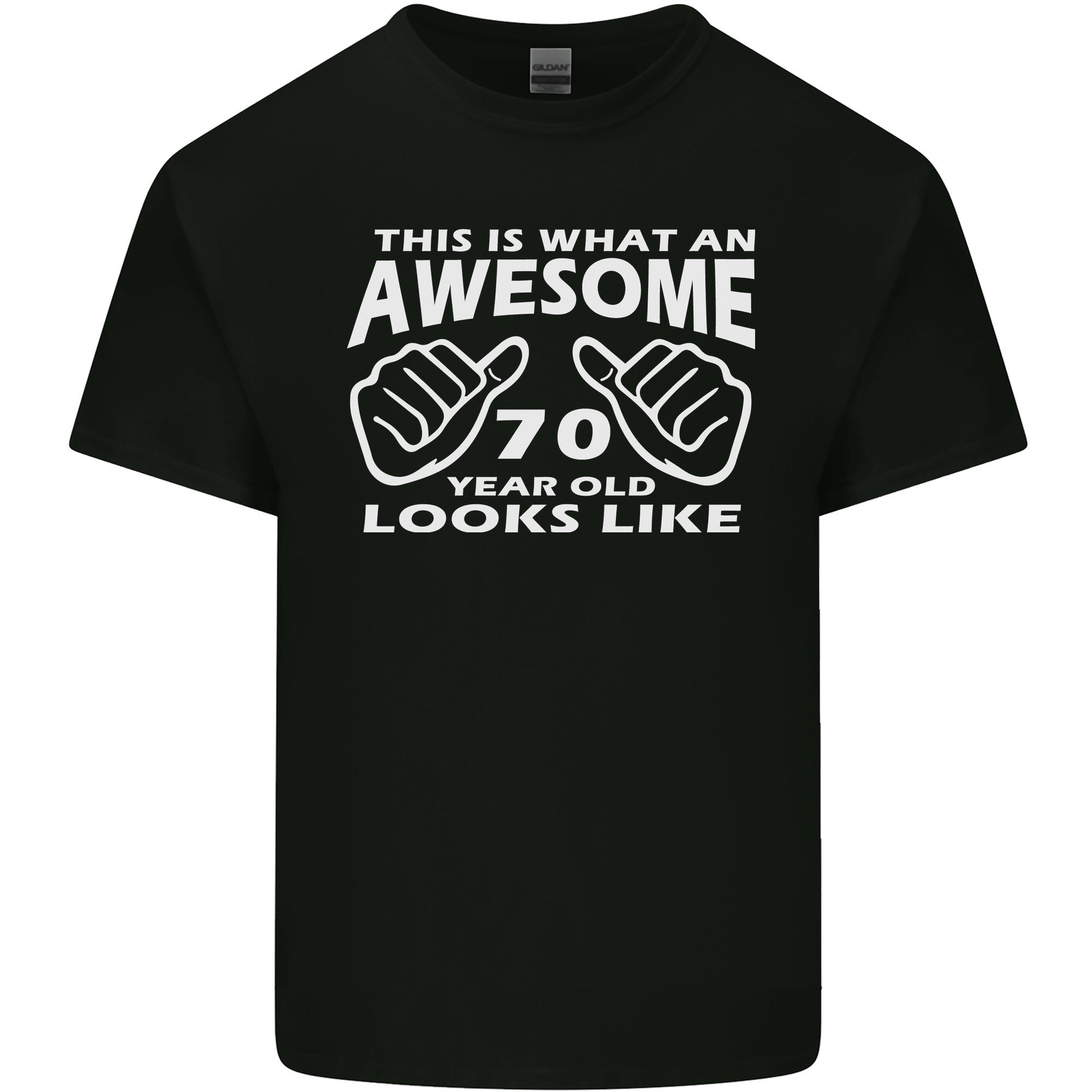 70th Birthday 70 Year Old This Is What Mens Light Cotton T-Shirt XXXXL