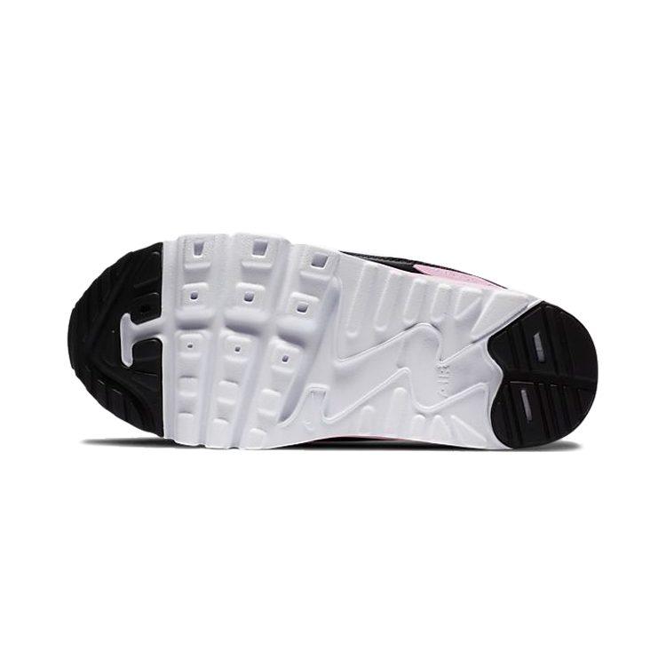Nike Air Max 90 Tiny Low Top Running Shoes Black Pink Children Aged 3 7 Years Old 881927-022