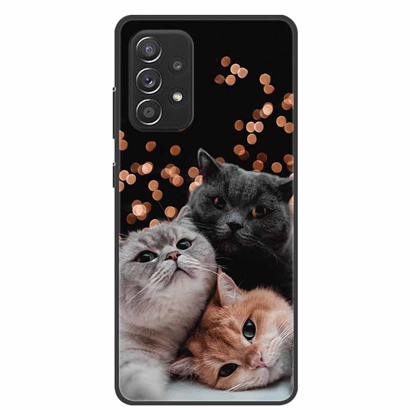 Für Coque Samsung A52s 5G Hülle Stoßfeste weiche Silikon-TPU-Rückseite für Samsung Galaxy A52s 5G Handyhüllen A52 S Niedlicher Cartoon