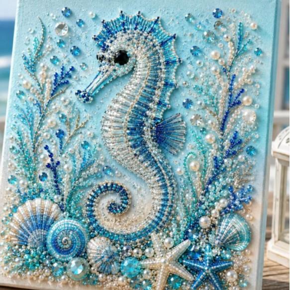 Portable Home Ghost Pearl Art DIY Kit