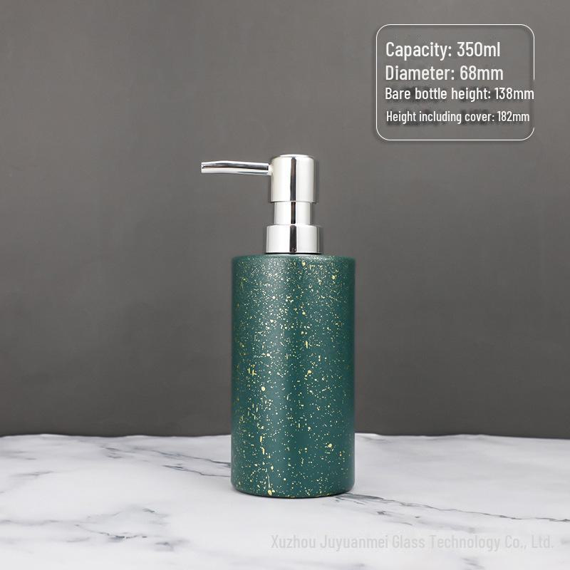 Nordic Style Glass Lotion & Soap Bottle for Home, Hand Sanitizer, and Hotel Shower Gel