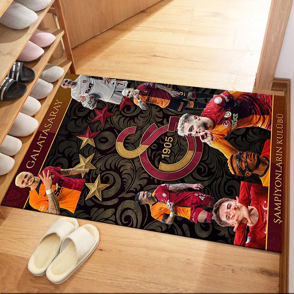 Galatasaray 72 Area Rug Suitable for Outdoor Balcony Living Rooms Kitchen Antislip Carpet Decorate Offices Perfect Birthday/Christmas Gift Idea