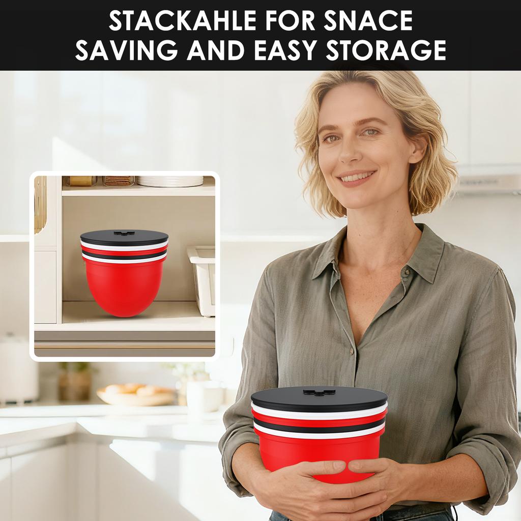 Includes Storage Lid Silicone Bowl Liners Microwave Safe Fridge Safe