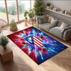 Atletico Madrid Printed Flannel Area Rug Non Slip Soft Polyester Floor Carpet Indoor Decor Mat for Bedroom Living Room Sofa Game Room Home Decoration