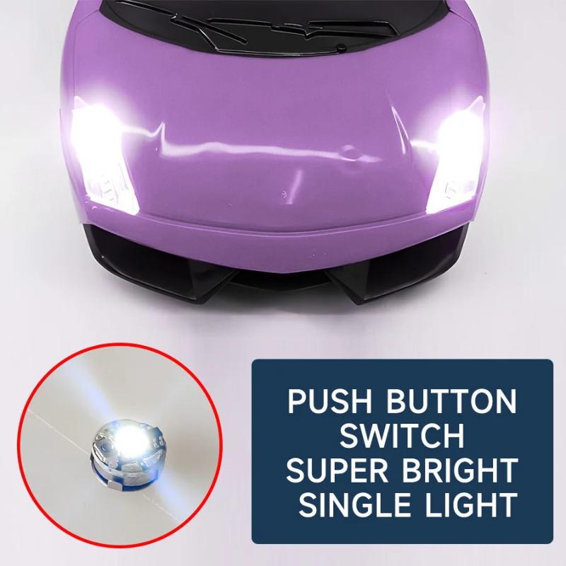 2Pcs Super Mini Magnetic Led Lamp Toys 11Mm *5.5Mm Diy Model Making General Model Plus Light With Batteries And 1Pc Magnet