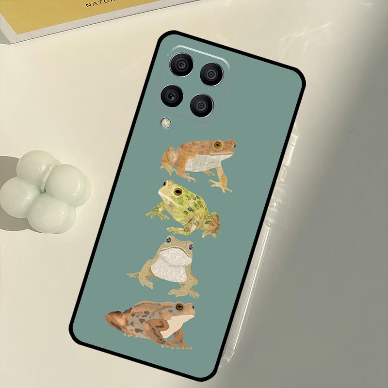 Cartoon Frogs For Samsung Galaxy M16 M06 M12 M55 M15 M35 M14 M34 M54 M11 M21 M31 M13 M33 M53 M32 M52 Case