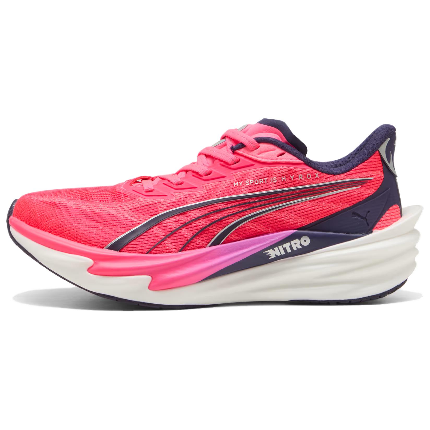 

Puma Hyrox X Deviate Nitro 4 Comfortable Lightweight Non-Slip Breathable Rebound Running Shoes Women sneaker Light-Pink 312905-01 37.5