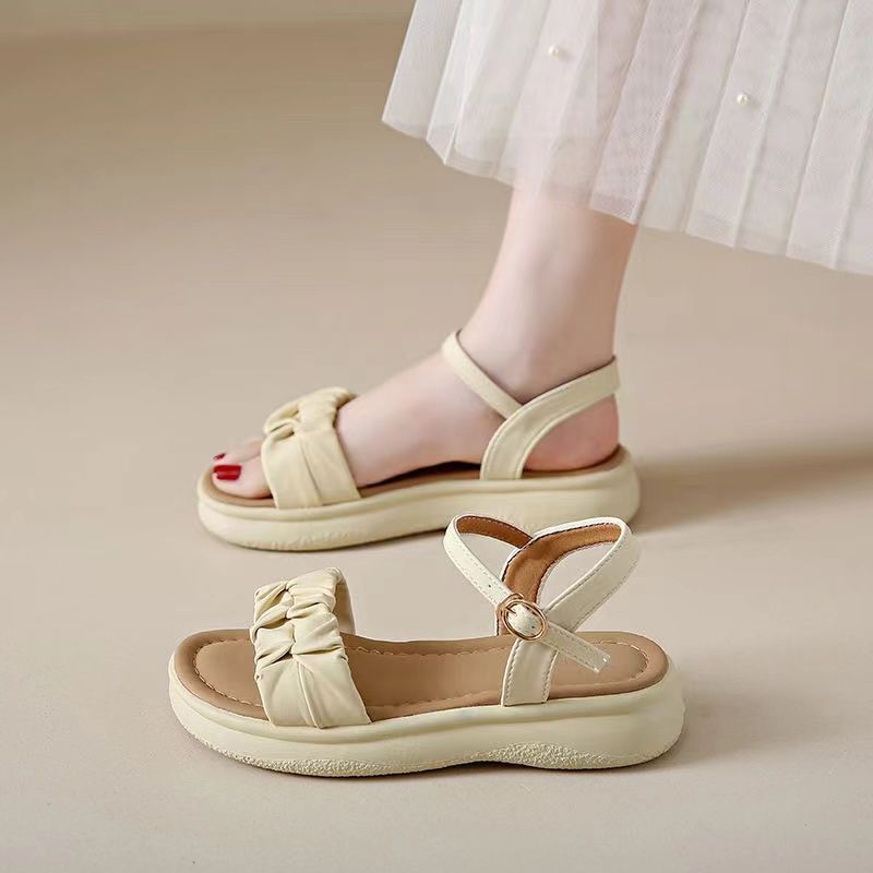 New Women's Sandals with Skirts, New Soft-soled Lightweight Beach Sandals In Summer