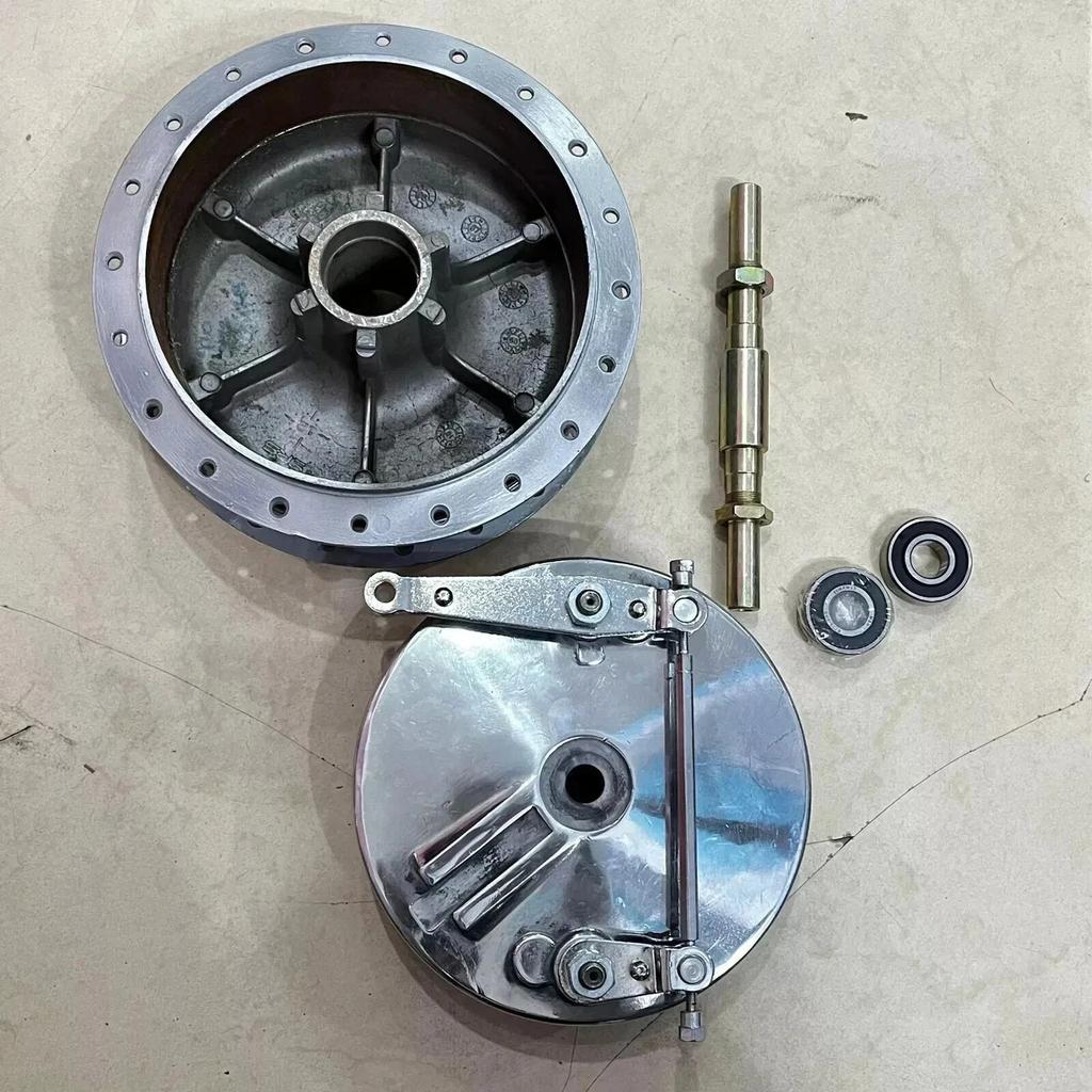 Per Royal Enfield Bullet 350Twin Scarpa Leading 7'' Mozzo Tamburo Freno Anteriore
