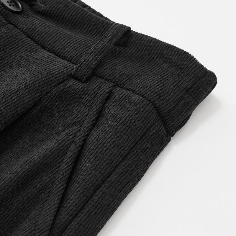 IEF Petite 2025 Autumn Fleece-Lined Wide-Leg Casual Pants