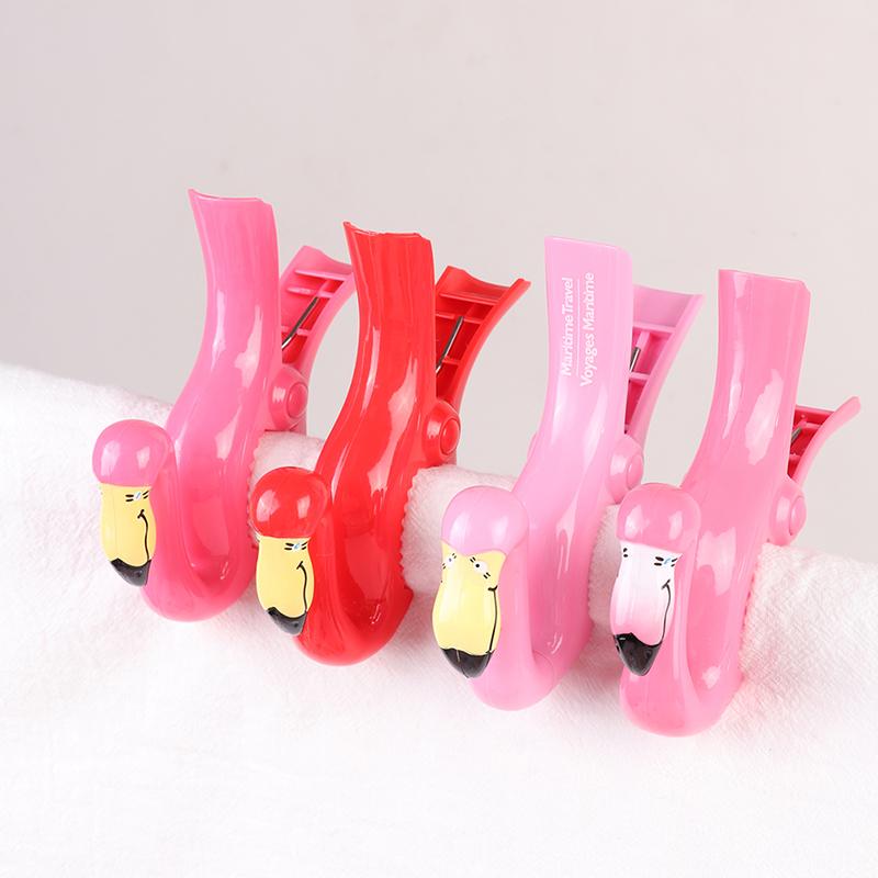 1 Plastic Beach Towels Clips For Sunbeds Sun Lounger Animal Decorative Clothes Pegs Pins Large Size Drying Racks Various styles