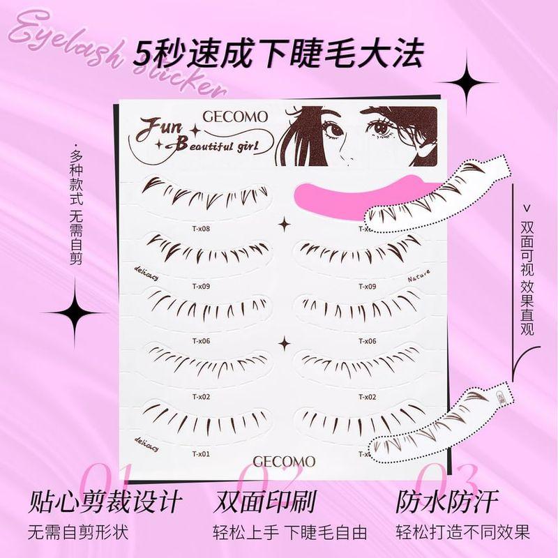 Stapi - Natural Bottom False Eyelashes Sticker